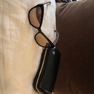 Chanel Cat Eye Sunglasses 18K Gold Mirror Lens